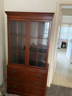 Wood China Cabinet