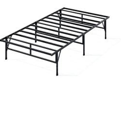 ZINUS SmartBase Compack Mattress Foundation / 14 Inch Metal Bed Frame / No Box Spring Needed / Sturdy Steel Slat Support, Twin XL