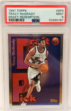 1997 Topps Tracy McGrady Rookie Draft Redemption #DP9 PSA 9