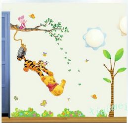 Pooh and Tigger Wall Decal