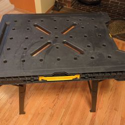 DEWALT
33 in. H Plastic Folding Portable Sawhorse Workbench