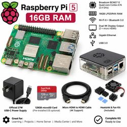 Raspberry PI 5 16GB Complete Starter Kit.