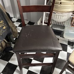 2 Padded Wooden Folding Chairs ( Buy 1 Or Both ) $15 Each 