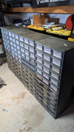 Industrial parts drawers