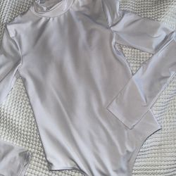 White Longsleeve Bodysuit