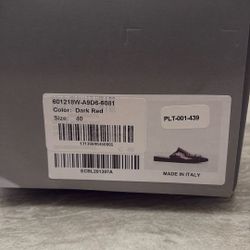 Balenciaga BB Leather Flat Mule