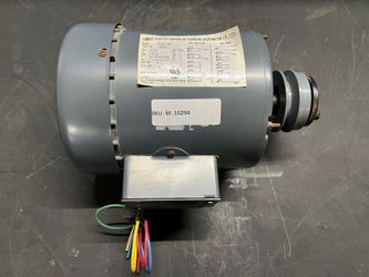 Tianjin Zhonghuan 1/2HP Electric Motor 310163 208-230/460v 3PH/SKU  10294
