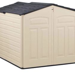 6 ft. 6 in. × 5 ft. Slide-Lid Resin Shed