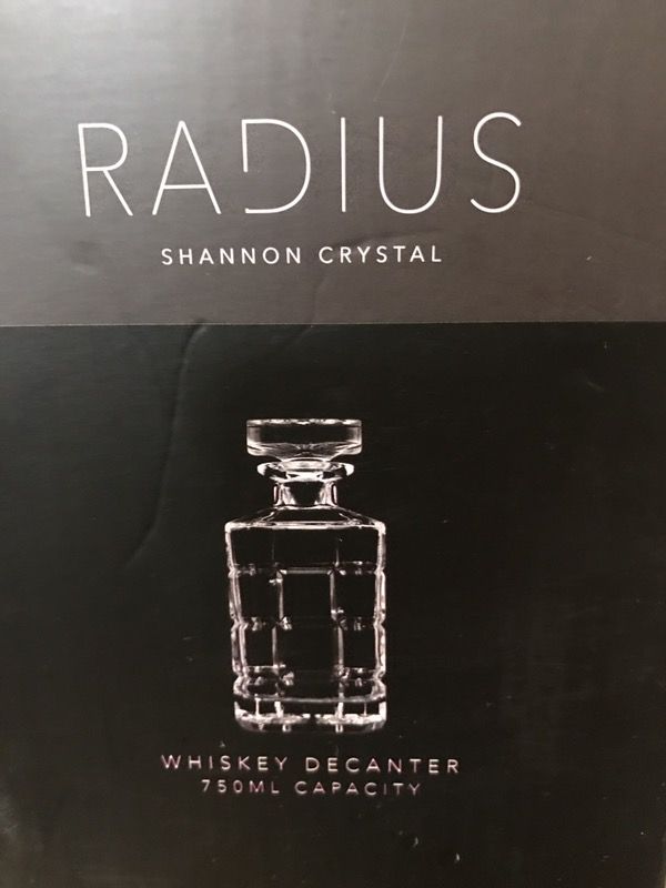 Radius Shannon Crystal Whiskey Decanter 750 ML
