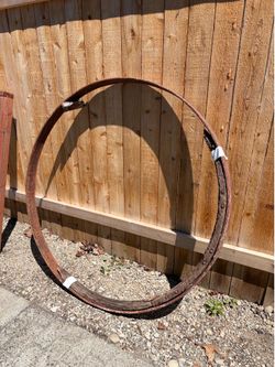54” Antique Wagon Wheel Rim