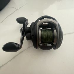 Quantum Nitrous Bait caster- Left handed - Pre-spooled (12lb braided)