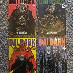 Dai Dark - Q Hayashida, English Manga Lot/set Volumes 1-2-3-4 Great Condition