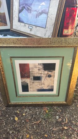 Framed Abstract Art Print