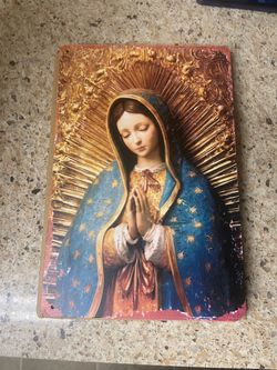 Our Lady of Guadalupe Metal Tin Sign
