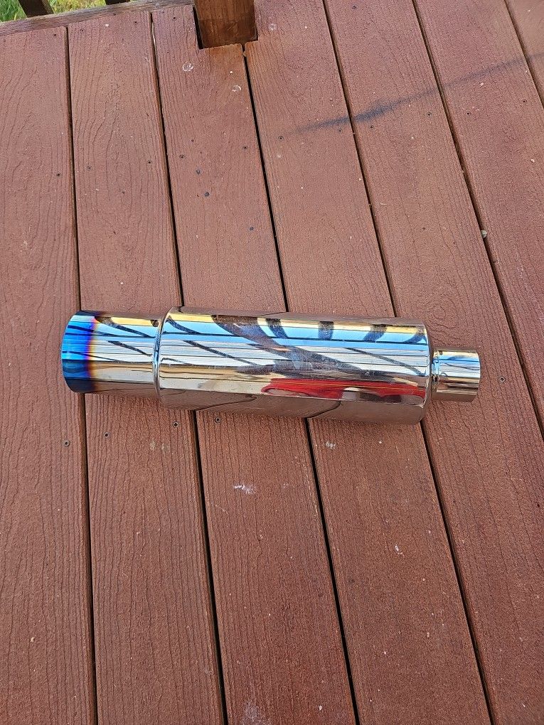 Exhaust Burnt Muffler 18.6" Length