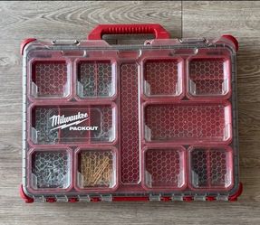 Milwaukee PACKOUT 48-22-8430 11-Compartment Organizer w/ Electrical Supplies