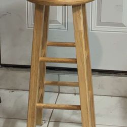 Wooden Barstool
