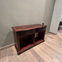 Solid Wood Furniture  with Glass Shelves