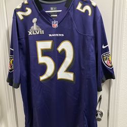 Baltimore Ravens Ray Lewis Superbowl 47 Jersey