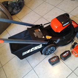 ECHO
56V 21 in. Cordless Battery 3-in-1 Walk Behind Self-Propelled Lawn Mower w/ (2) 5Ah Batteries and Rapid Charger