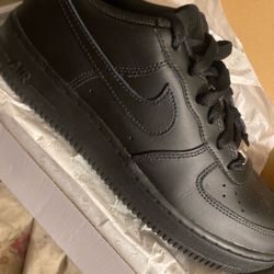 All Black Air Force 1s