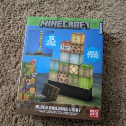 Minecraft Building Block Night Light LED Lamp Gaming Decor