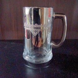 Harley Davidson Glass Mug