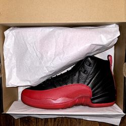 Brand New Jordan 12 Retro “Flu Game” (2025) (GS) Size 6.5Y/Womens Size 8 and Size 7Y/Womens size 8.5