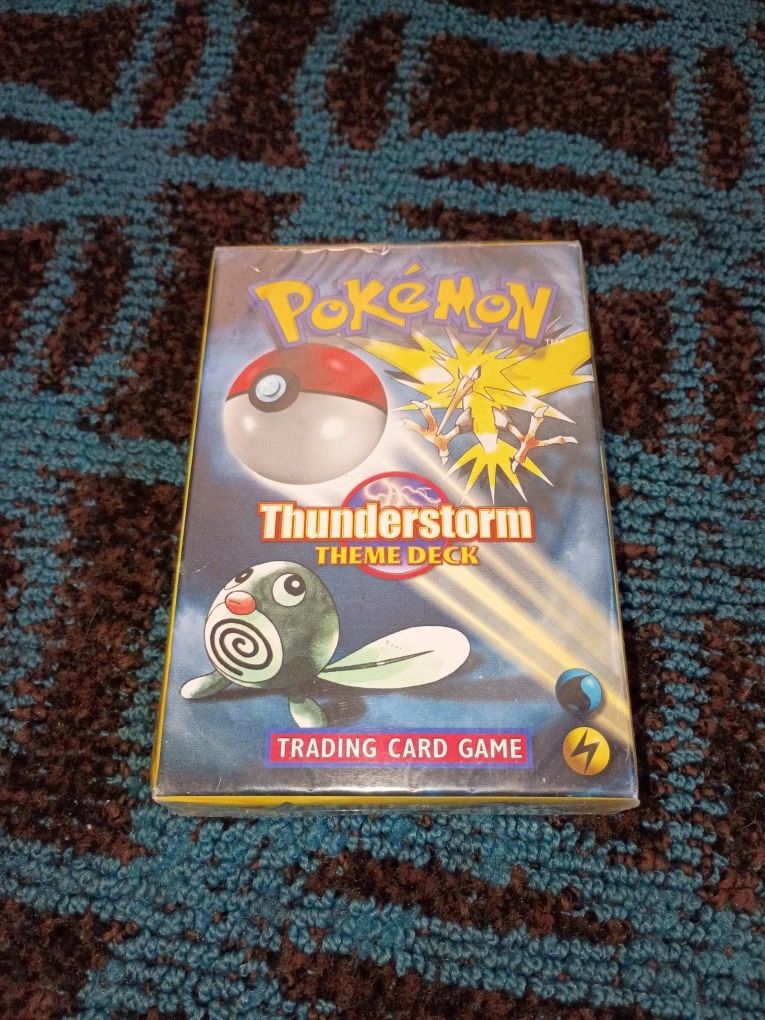 Sealed Thunderstorm Theme Deck With The Base Set Zapdos In It