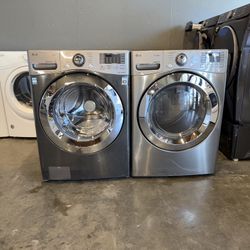 LG XL CAPACITY WASHER DRYER GAS SET 