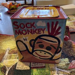 Sock Monkey In The Box