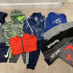 TODDLER BOY 24MO-2T NIKE, ADIDAS, COLUMBIA, REEBOK, UA LOT