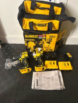 DEWALT ATOMIC 20-Volt MAX Lithium-Ion Cordless Combo Kit (2-Tool) with (2) 2.0Ah Batteries, Charger