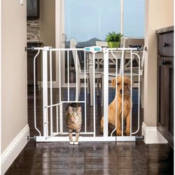 Pet Gate With Small Door
