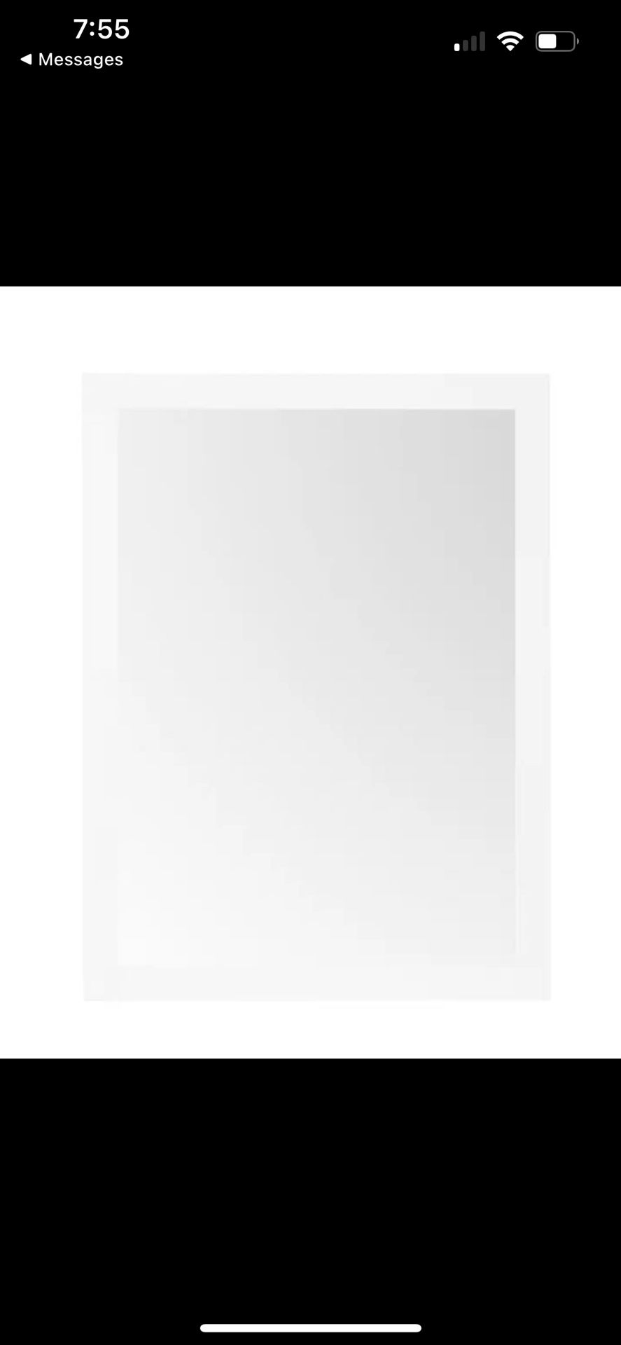 Mayfield 28 in W x 36 in H Rectangular Framed Wall Bathroom Vanity Mirror, White