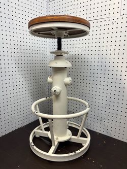 Industrial Fire Hydrant Bar Stool