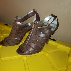 Brown Leather Heels