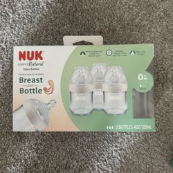 Brand NEW glass baby bottles (I have two sets)