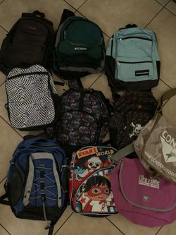 Backpacks and bags