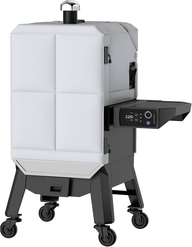 New And Well Packaged Hisencn Grill Insulation Blanket for Pit Boss Pro Series Elite 6-Series Wood Pellet Smoker PBV6PSE, Magnetic Heat Retention Smok