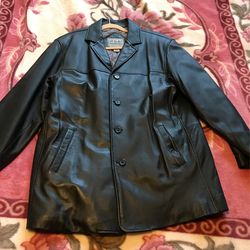 RBM Outdoor Collection Men’s Leather Jacket Size Large