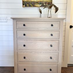 Modern Natural Solid Oak Dresser