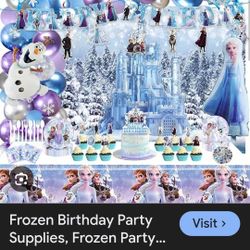 Frozen Birthday Party Supplies 