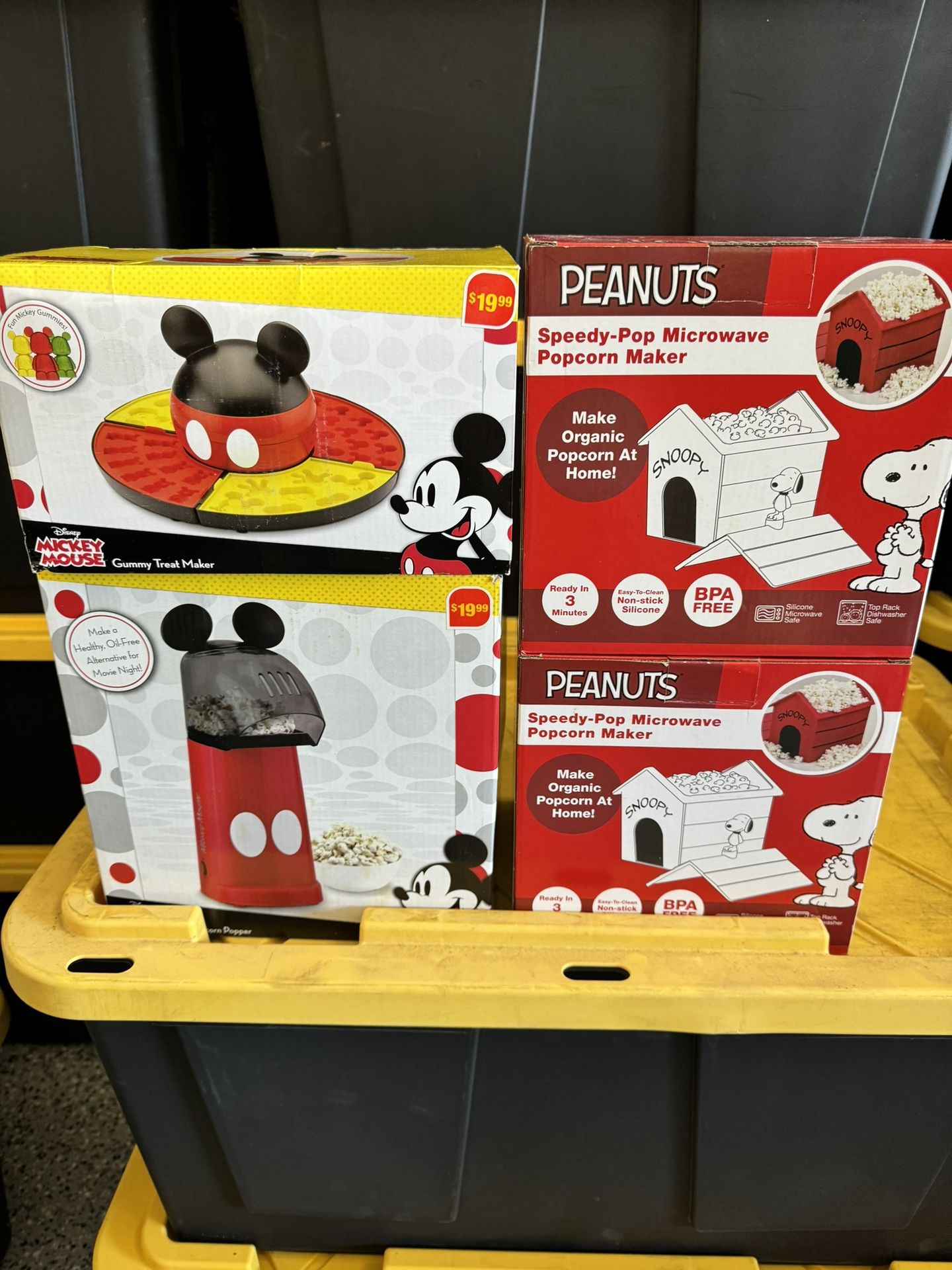 Disney And Snoopy Popcorn Maker