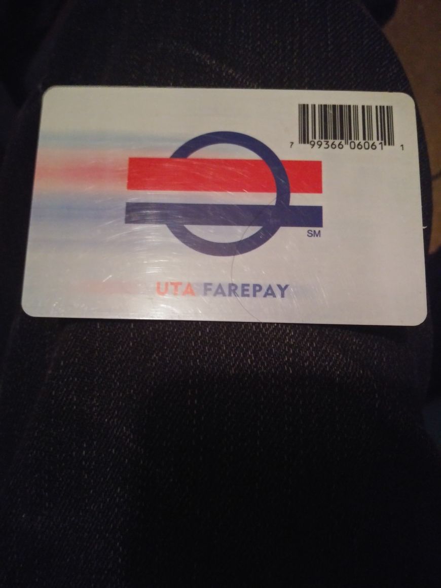 UTA Farepay card