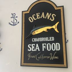 pair of nautical signs 