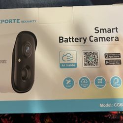 Smart Battery Security Camera