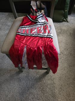 7/8 little girls cheerleaders costume