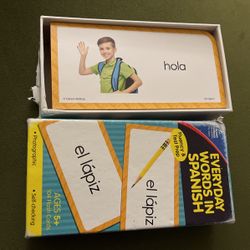 Spanish Words Deck For Kids