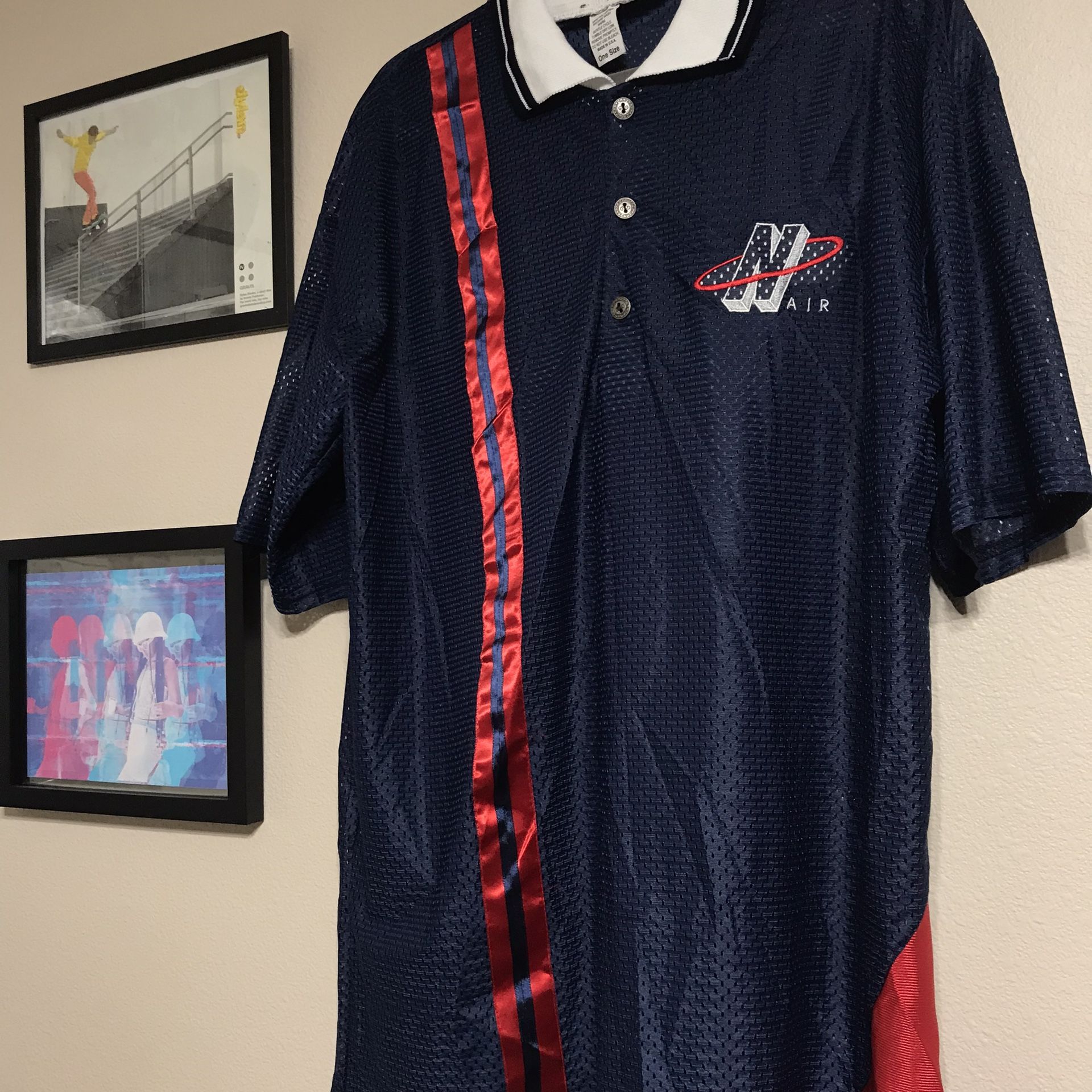 Vintage Bootleg N Air Polo Shirt